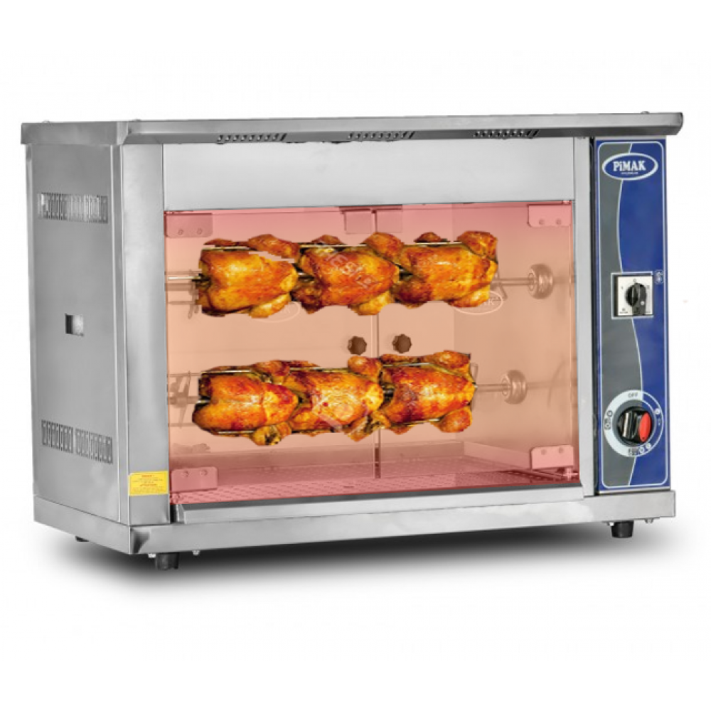 35 Chicken Commercial Rotisserie Oven Machine, Gas