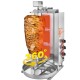 3 Brenner Automatisch drehender Shawarma Maschinenspinngrill 35.000 BTU Potis doner grill