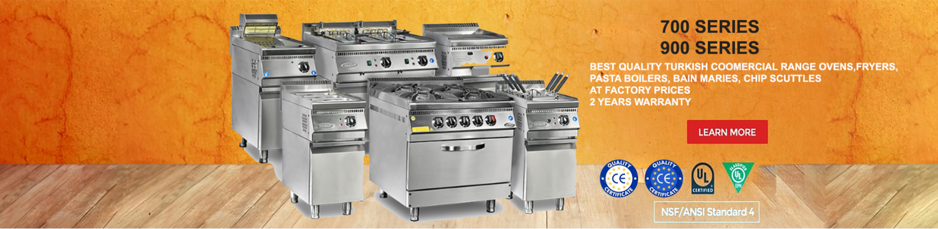900 series coomercial cookers